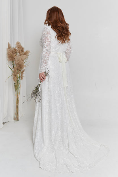 Romantic Wedding Lace Dress