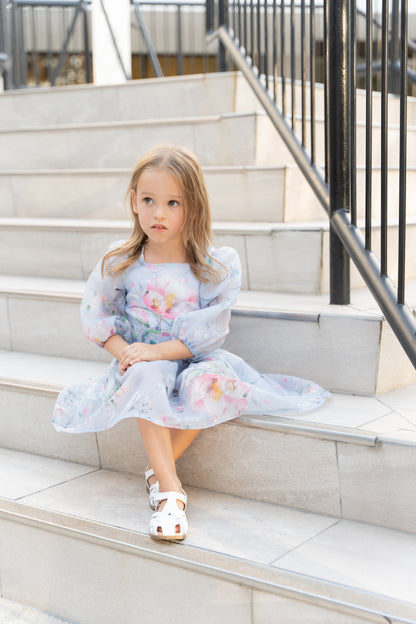 Princess Periwinkle Flower Girl Dress