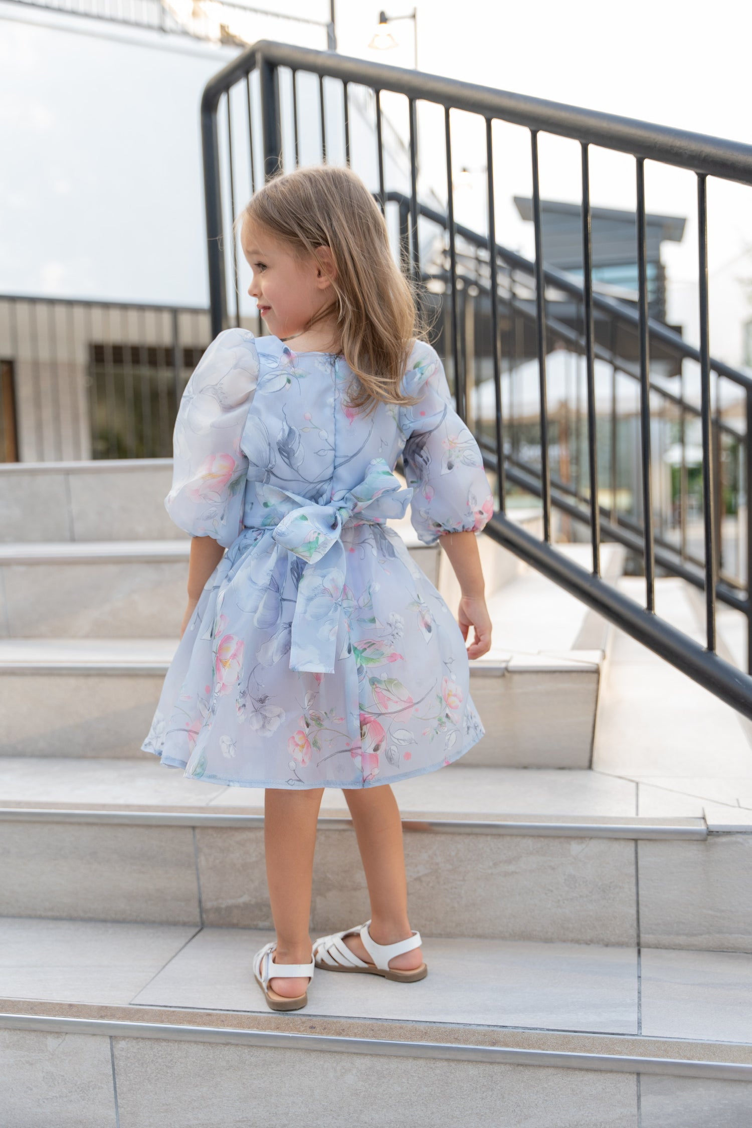 Princess Periwinkle Flower Girl Dress