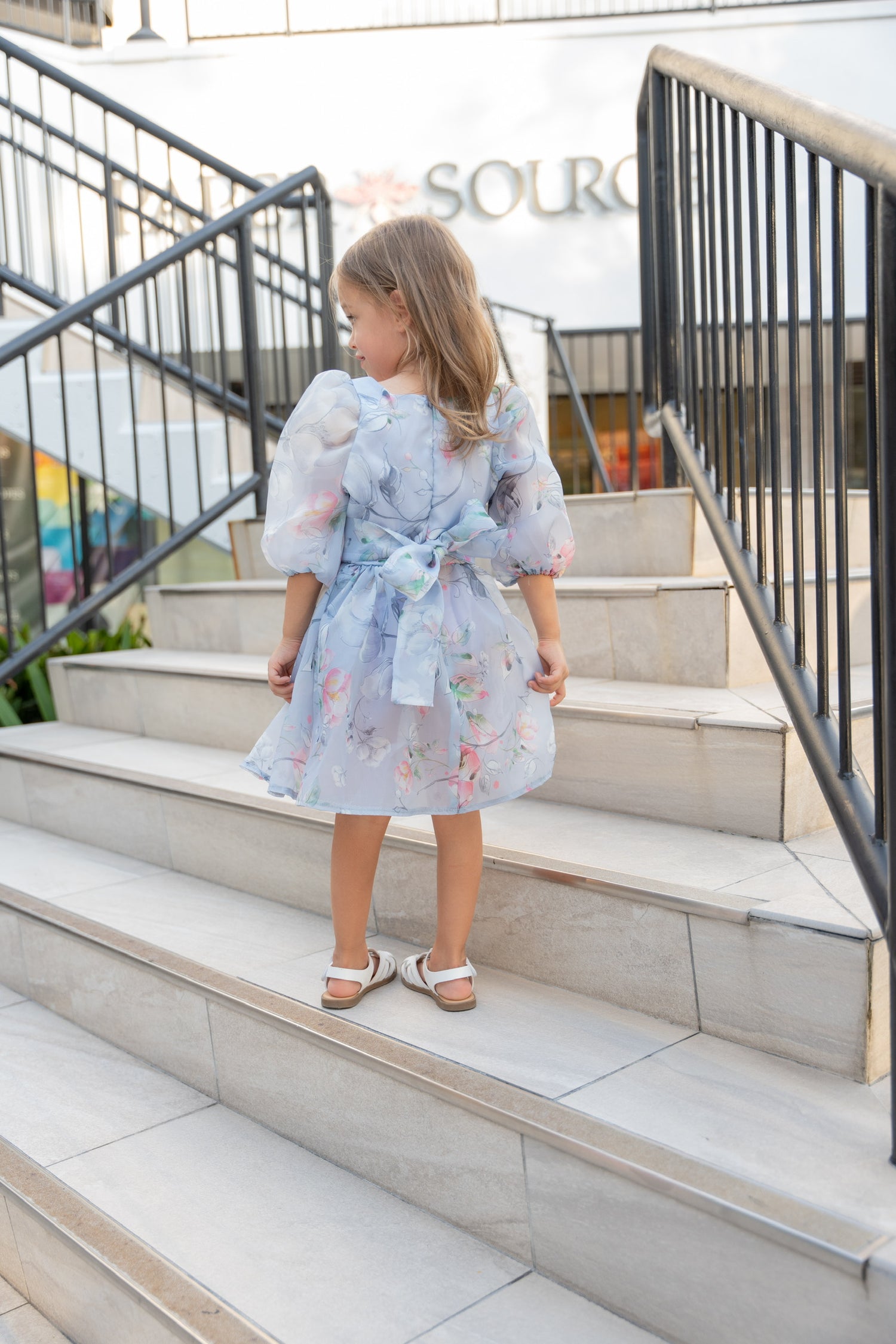 Princess Periwinkle Flower Girl Dress