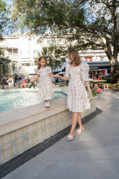 Nataly Cotton Puff Sleeve Dress