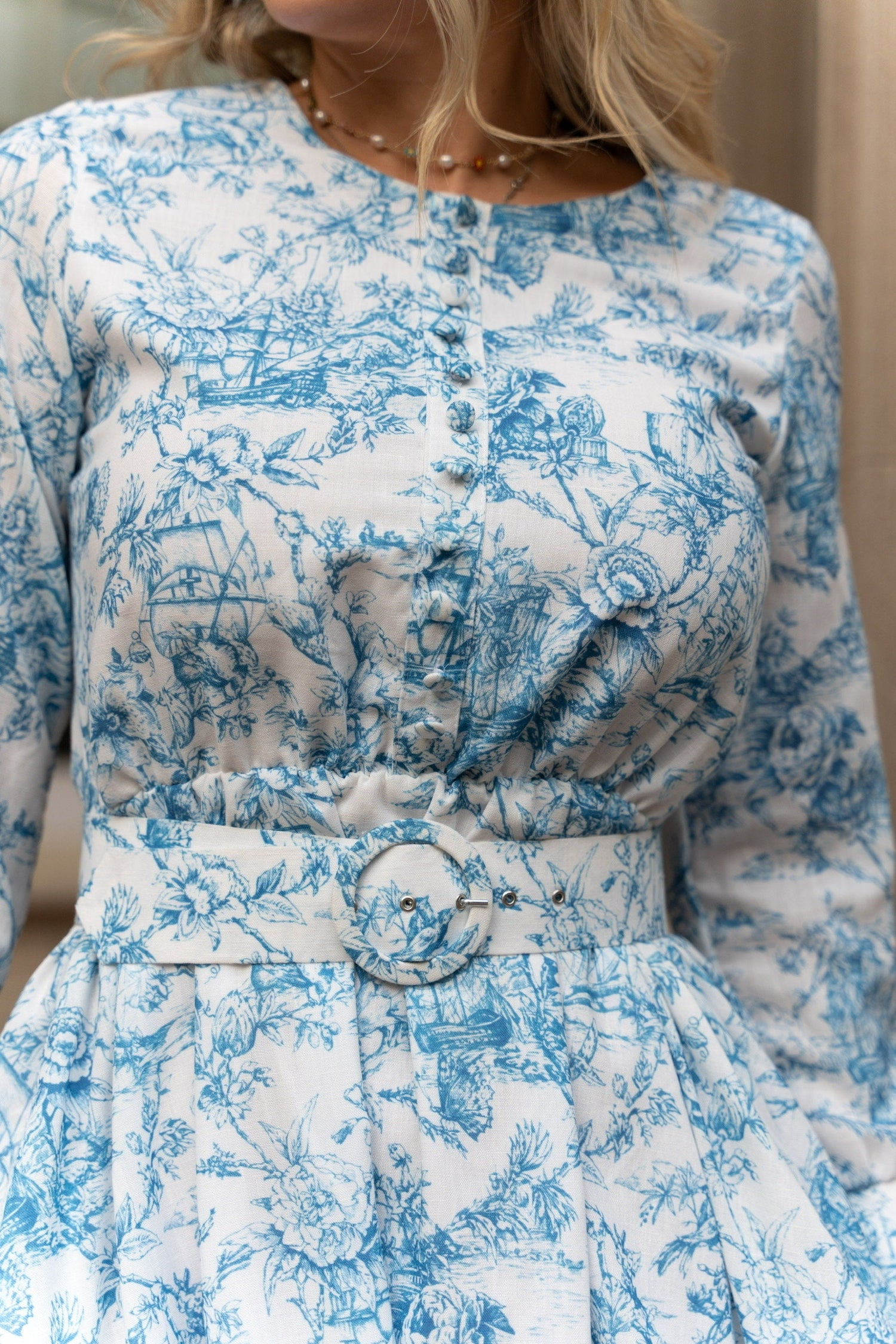 Grace Toile Floral Dress