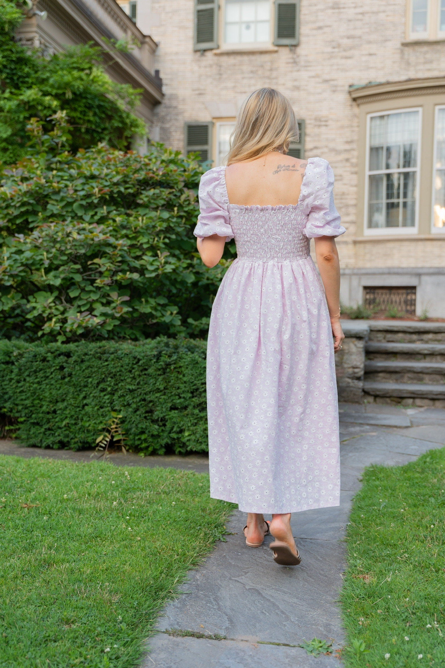 Lilly Cotton Eyelet Dress – Ivory & Kate