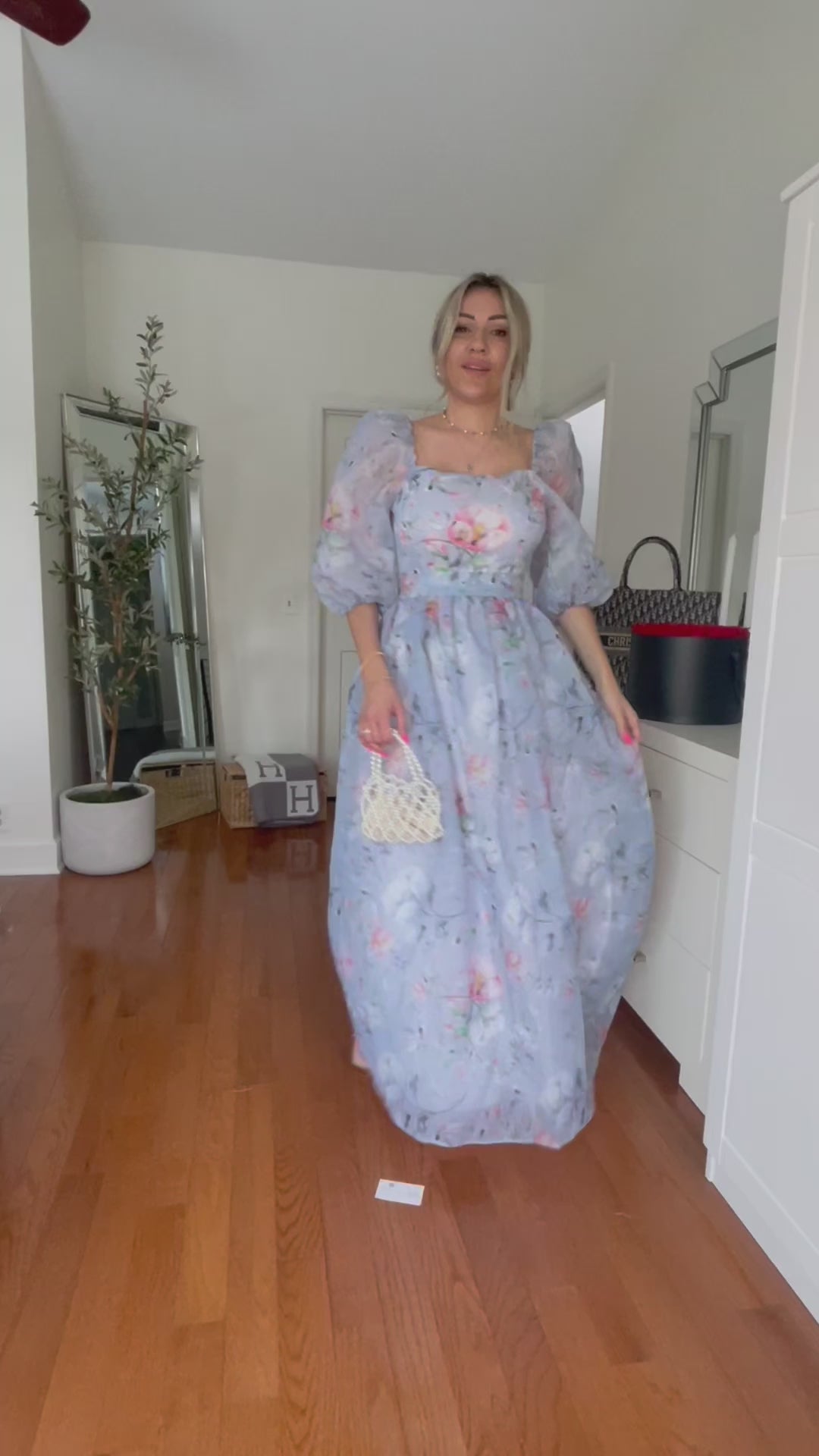 Kylie Periwinkle  Maxi Dress